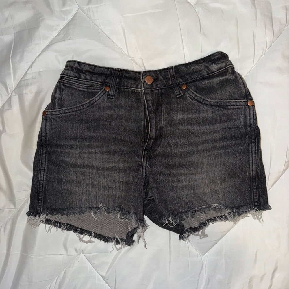Wrangler Charcoal Jean Shorts